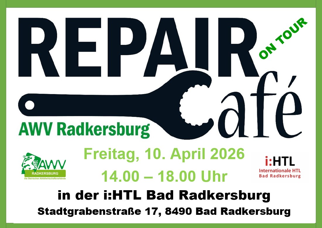 Repair Café on tour in Bad Radkersburg