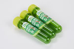 3 PET Rohlinge in grün mit gelbem Verschluss